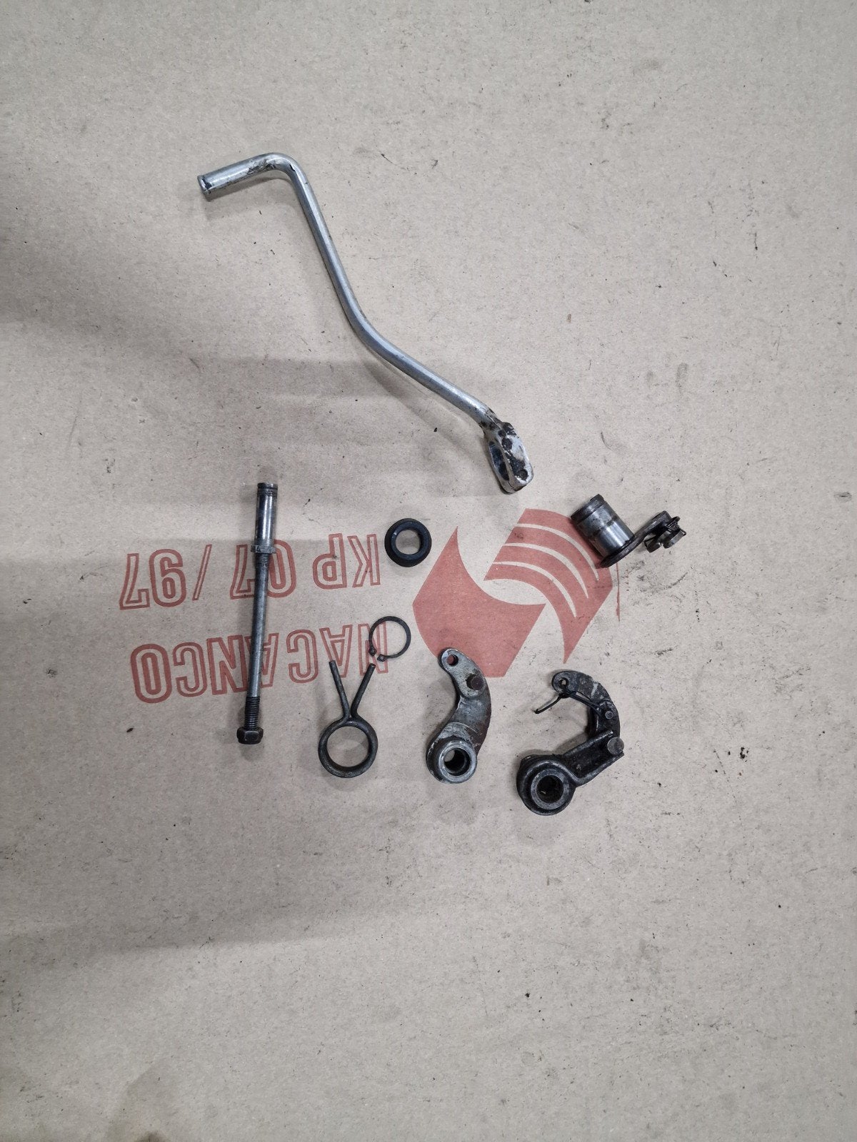 Kreidler Schakelmechaniek Onderdelen in goede staat., Verzenden, Gebruikt, Blok