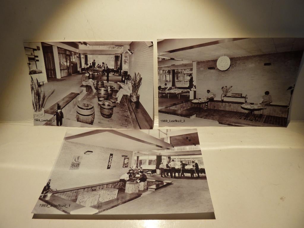 PENSIONAAT EIKENBURG 1969 RECREATIERUIMTES ( 3 foto's), 1960 tot 1980, Foto, Nieuw, Ophalen of Verzenden