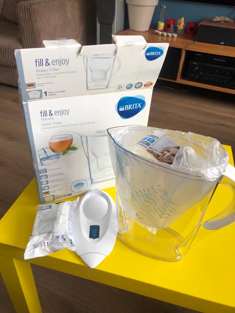 BRITA waterfilterkan 2,4 ltr met MAXTRA+ filter, Witgoed en Apparatuur, Waterkoelers, Ophalen of Verzenden, Nieuw