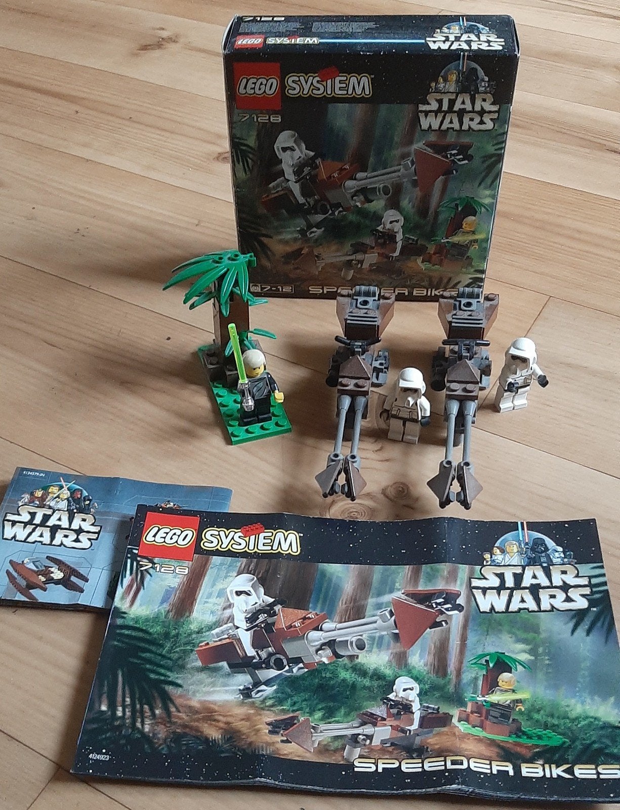Lego 7128. Star Wars speeder bikes., Gebruikt, Inclusief instructies, Star Wars, Lego
