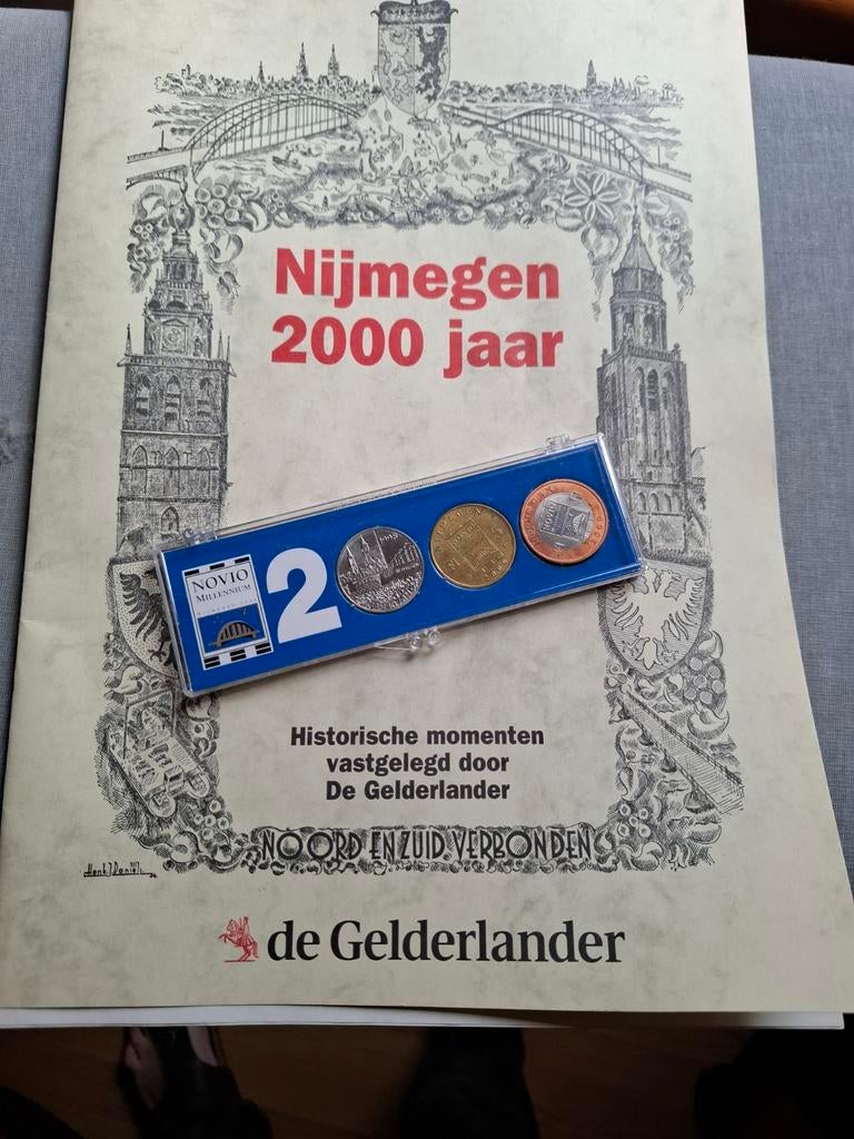 Munten 200 jaar nijmegen, Ophalen of Verzenden, Verzamelalbum