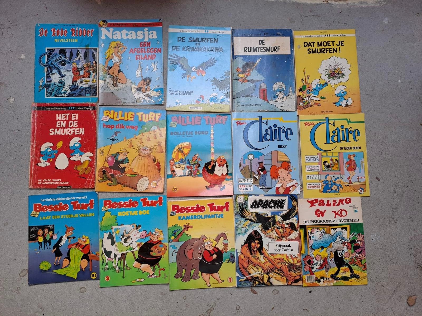 Bessie stripboeken gereserveerd, Meerdere stripboeken, Ophalen of Verzenden, Gelezen
