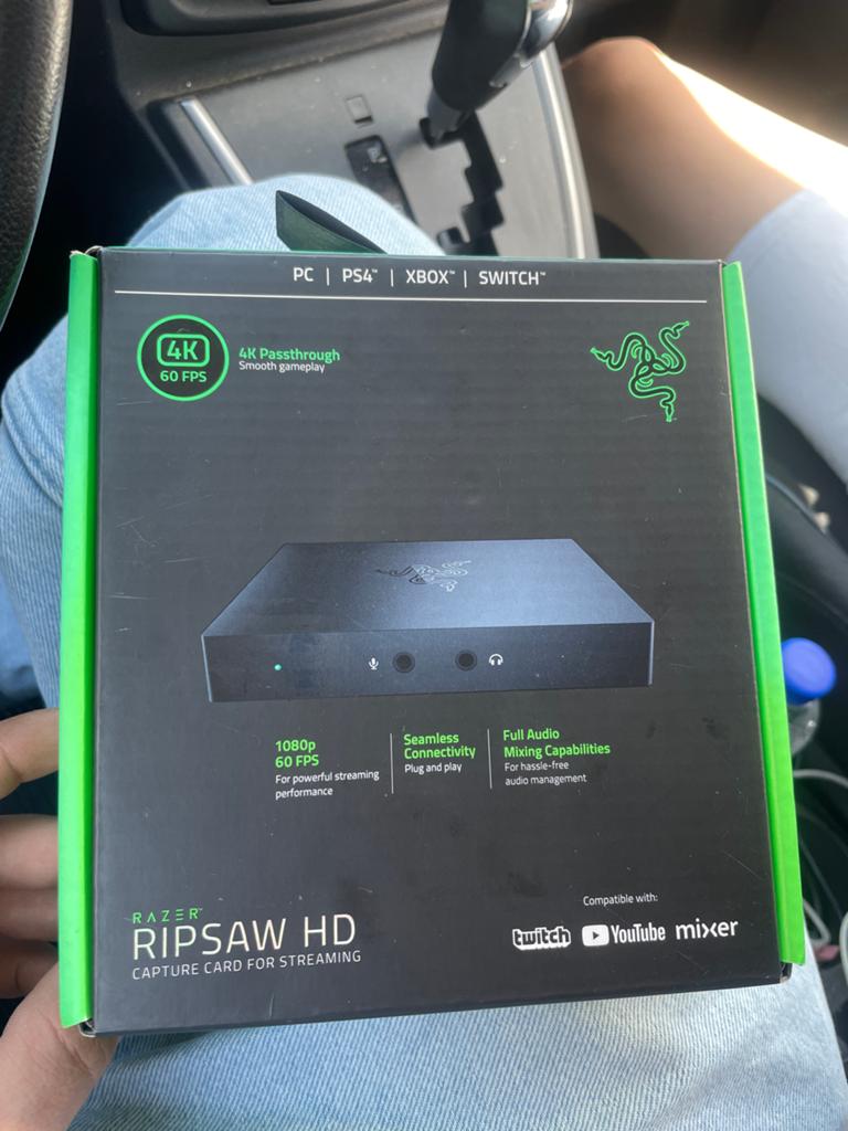 Razer Ripsaw HD Capture Card voor Streaming (4K 60 FPS), Computers en Software, Capture cards, Nieuw, Ophalen