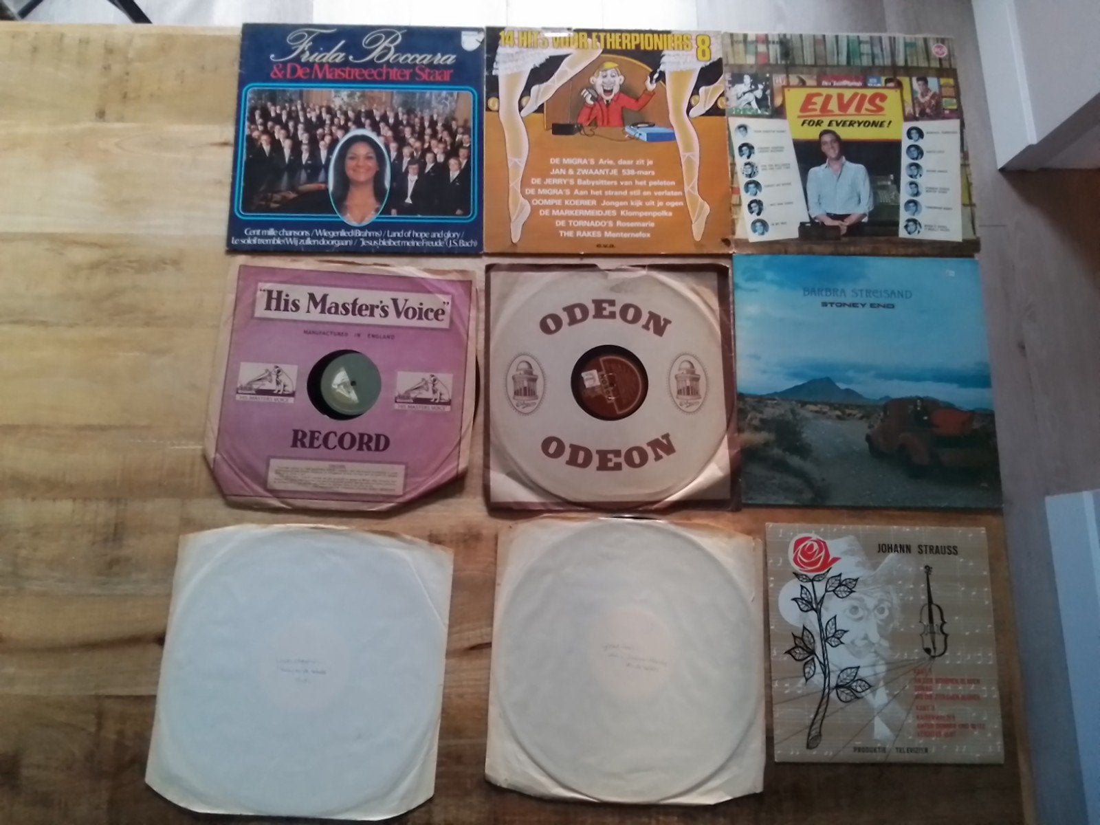 rond de 60 LP.s Nederlandstalig en buitenlandse 2 euro, Ophalen of Verzenden, Gebruikt, 12 inch