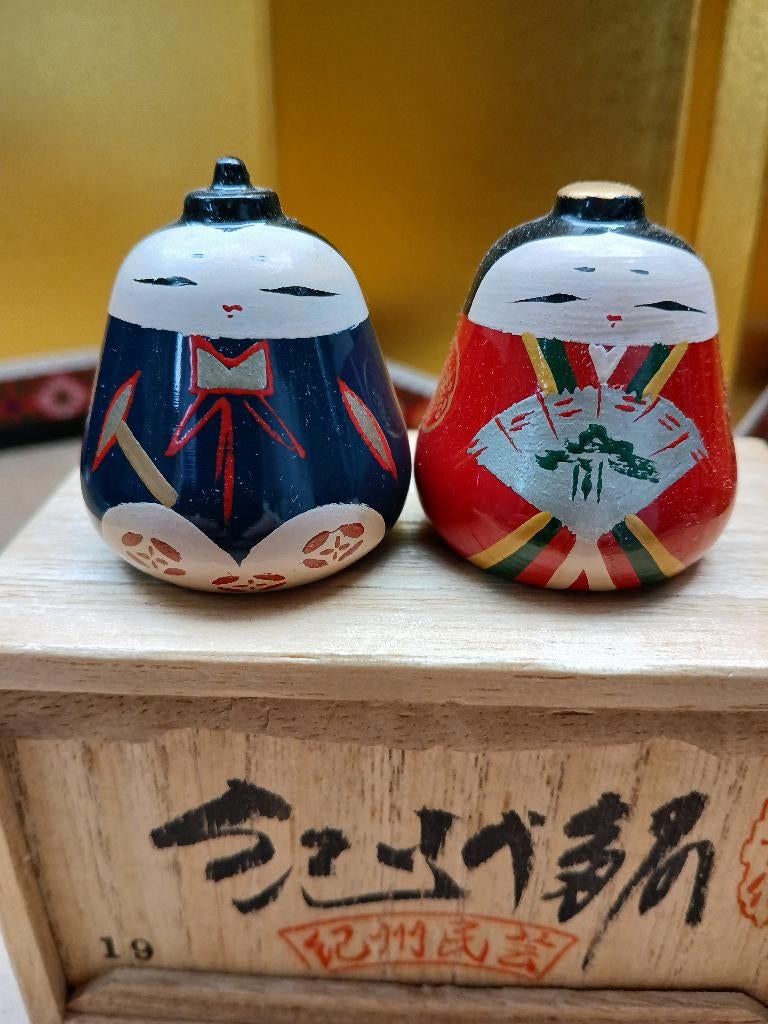 Kleine Hina Doll set Japanse Poppen Japan Vintage