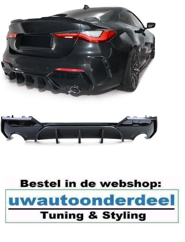 Diffuser Zwart Uitlaat L en R Voor Bmw 4 serie G22 G23 M Pac, Verzenden, Automotive Parts, A.parts@hotmail.nl, Trasmolenlaan 12 3447 GZ Woerden