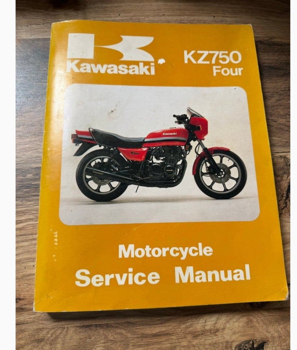 Kawasaki KZ750 Four Motorcycle Service Manual, Ophalen of Verzenden, Kawasaki