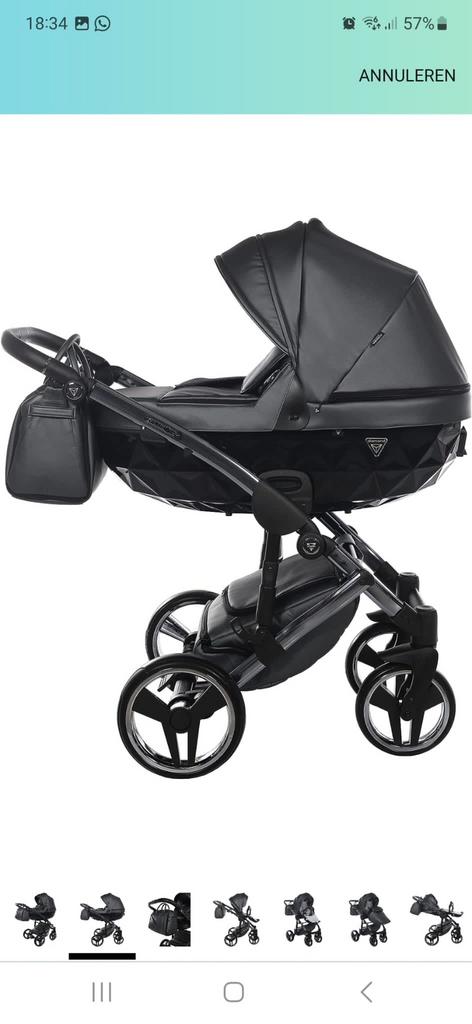 Junama Fluo line Diamond Kinderwagen, Kinderen en Baby's, Kinderwagens en Combinaties, Zo goed als nieuw, Overige merken, Ophalen of Verzenden