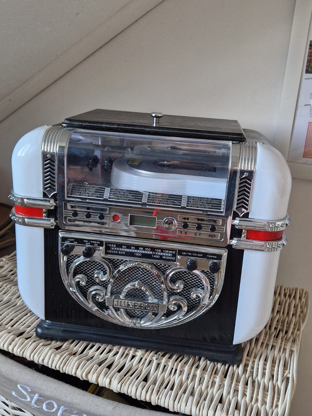Retro Jukebox Tafelmodel, Ophalen, Zo goed als nieuw, 1970 tot heden, Overige merken