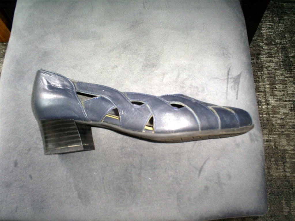 blauwe pumps van HELIOFORM maat 39 half, Pumps, Zo goed als nieuw, Helioform, Verzenden