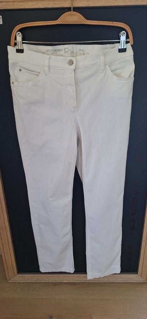 Gerry Weber Irina model Irina slim fit. maat 38, Maat 38/40 (M), Wit, Ophalen of Verzenden, Zo goed als nieuw