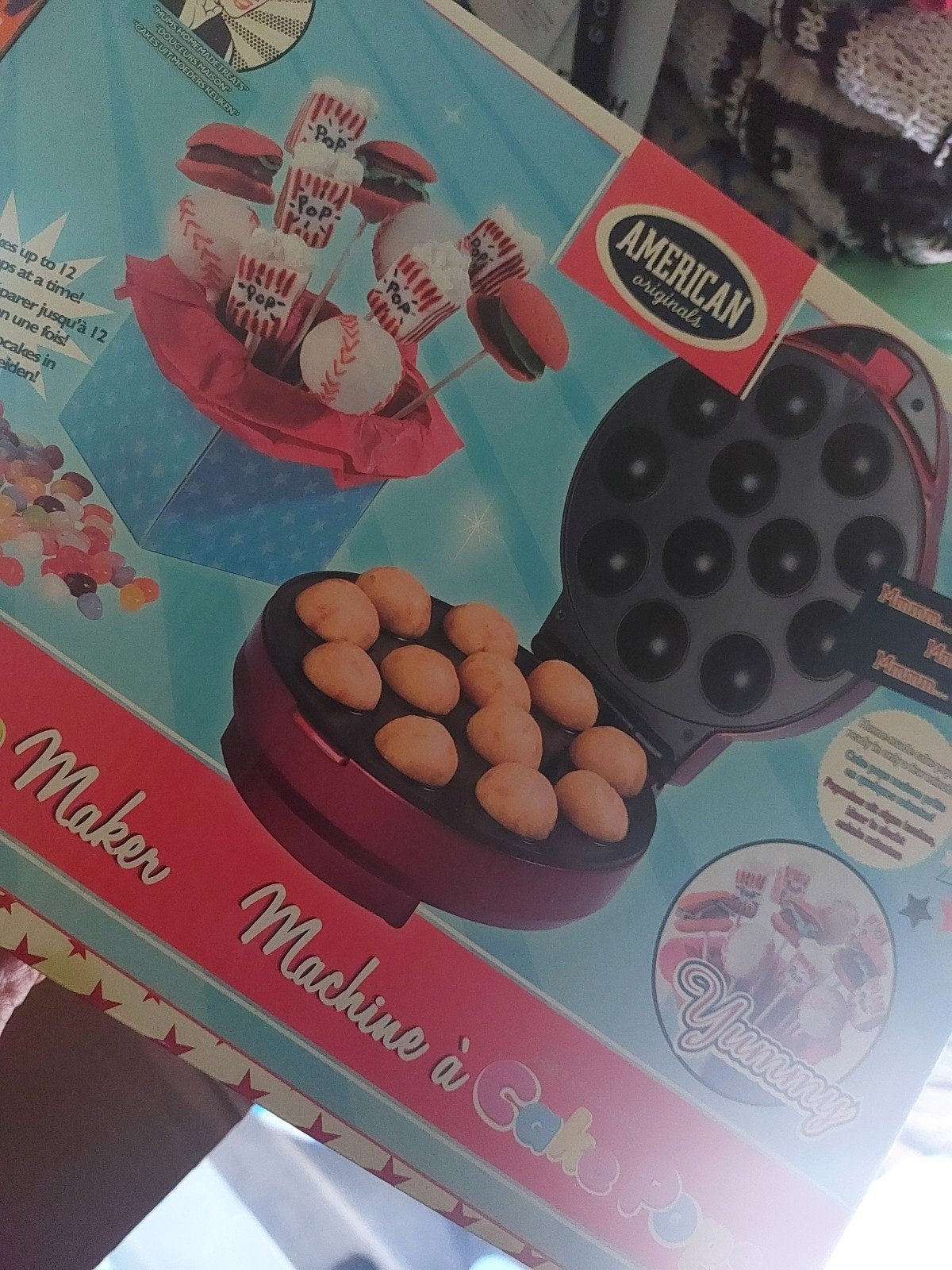 American Originals Popcakemaker - Maakt 12 cake pops, Ophalen of Verzenden, Zo goed als nieuw