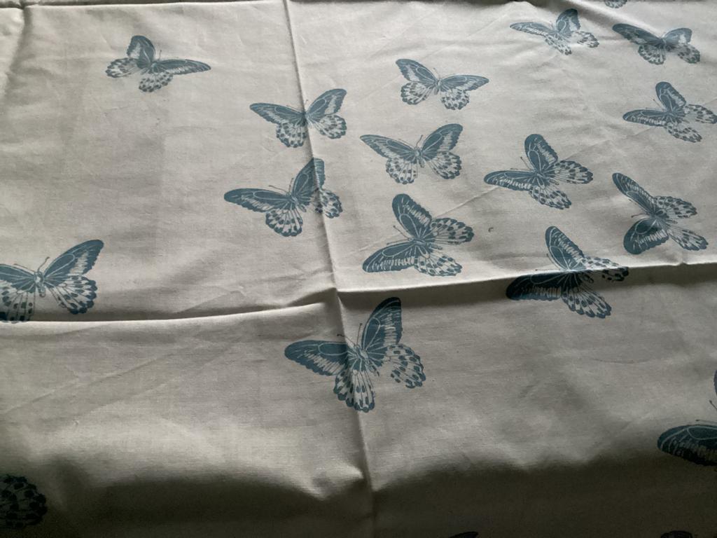 Katoenen gordijnstof, Hobby en Vrije tijd, 120 cm of meer, Ophalen of Verzenden, Zo goed als nieuw, Katoen