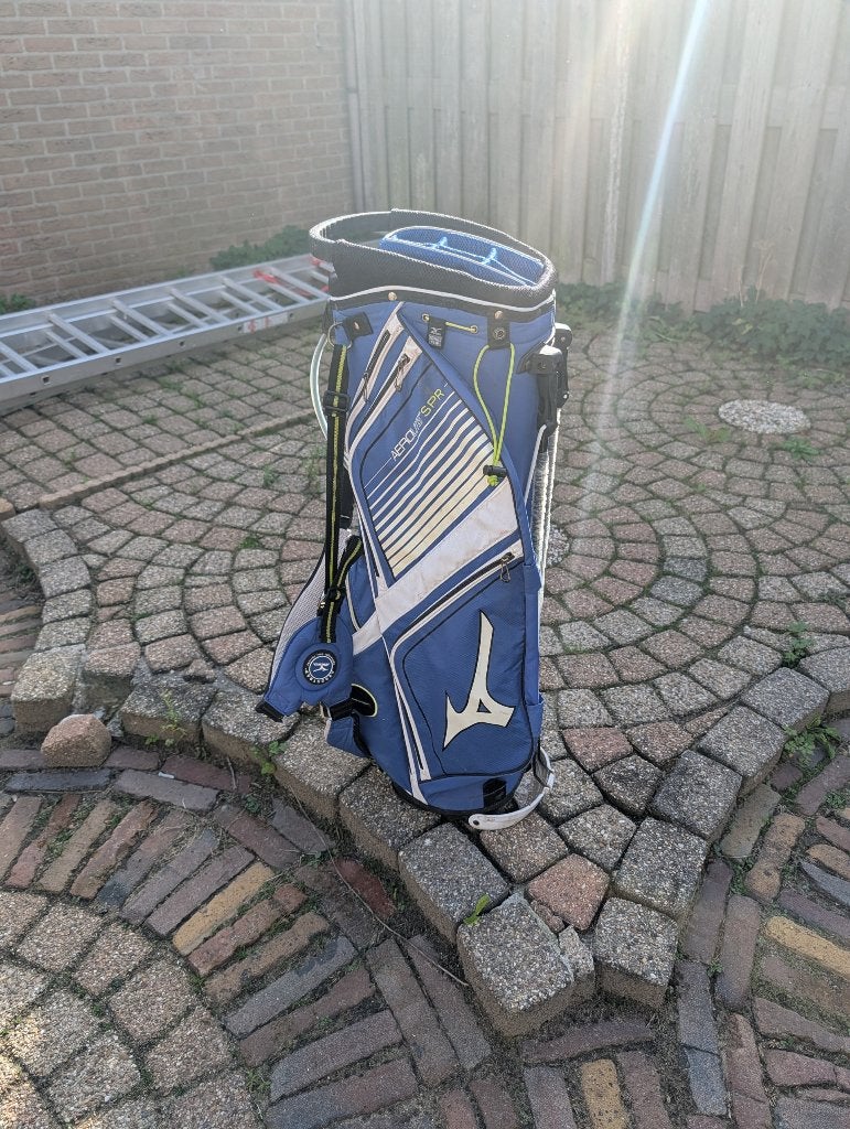 mizuno golf draagtas waterproof, Sport en Fitness, Ophalen of Verzenden, Gebruikt, Tas, Mizuno