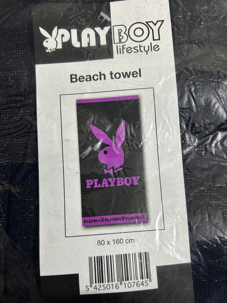 Bad / Strand Laken Playboy(nieuw in verpakking), Ophalen of Verzenden, Nieuw, Overige kleuren, Handdoek