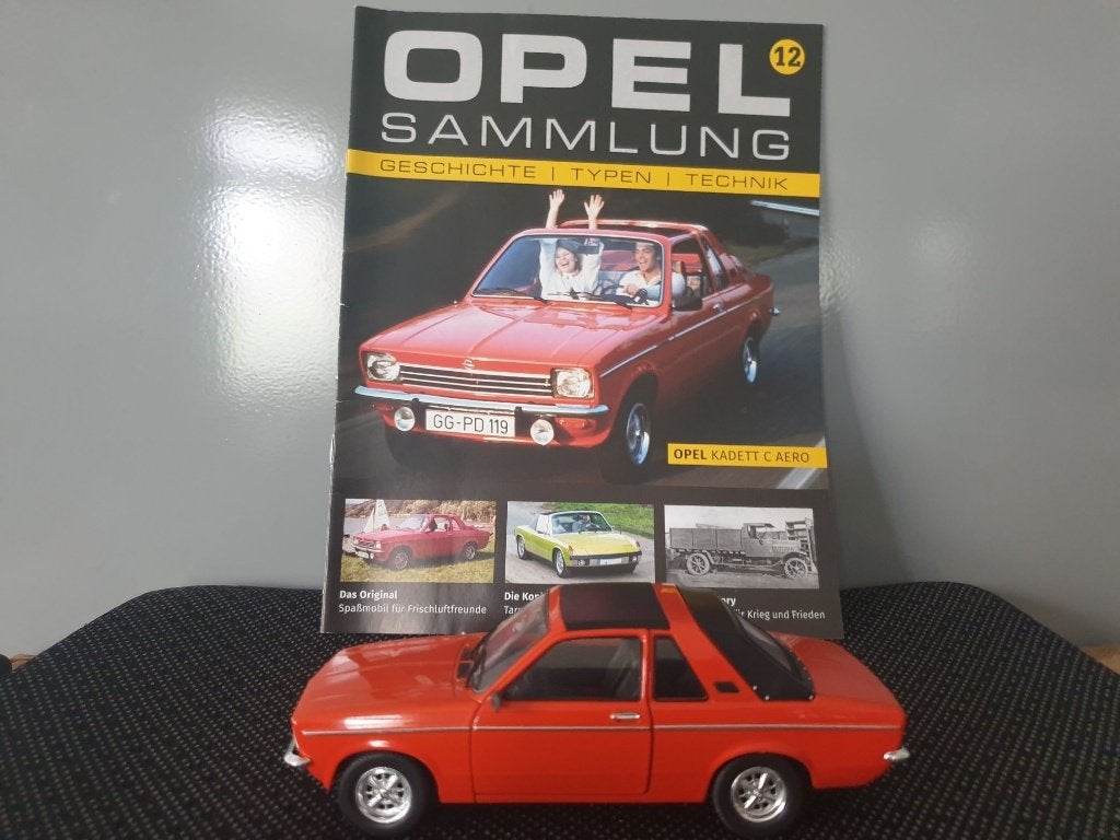 Opel Kadett C Aero 1:24 Hachette Opel Sammlung, Ophalen of Verzenden, Nieuw, Auto, Overige merken