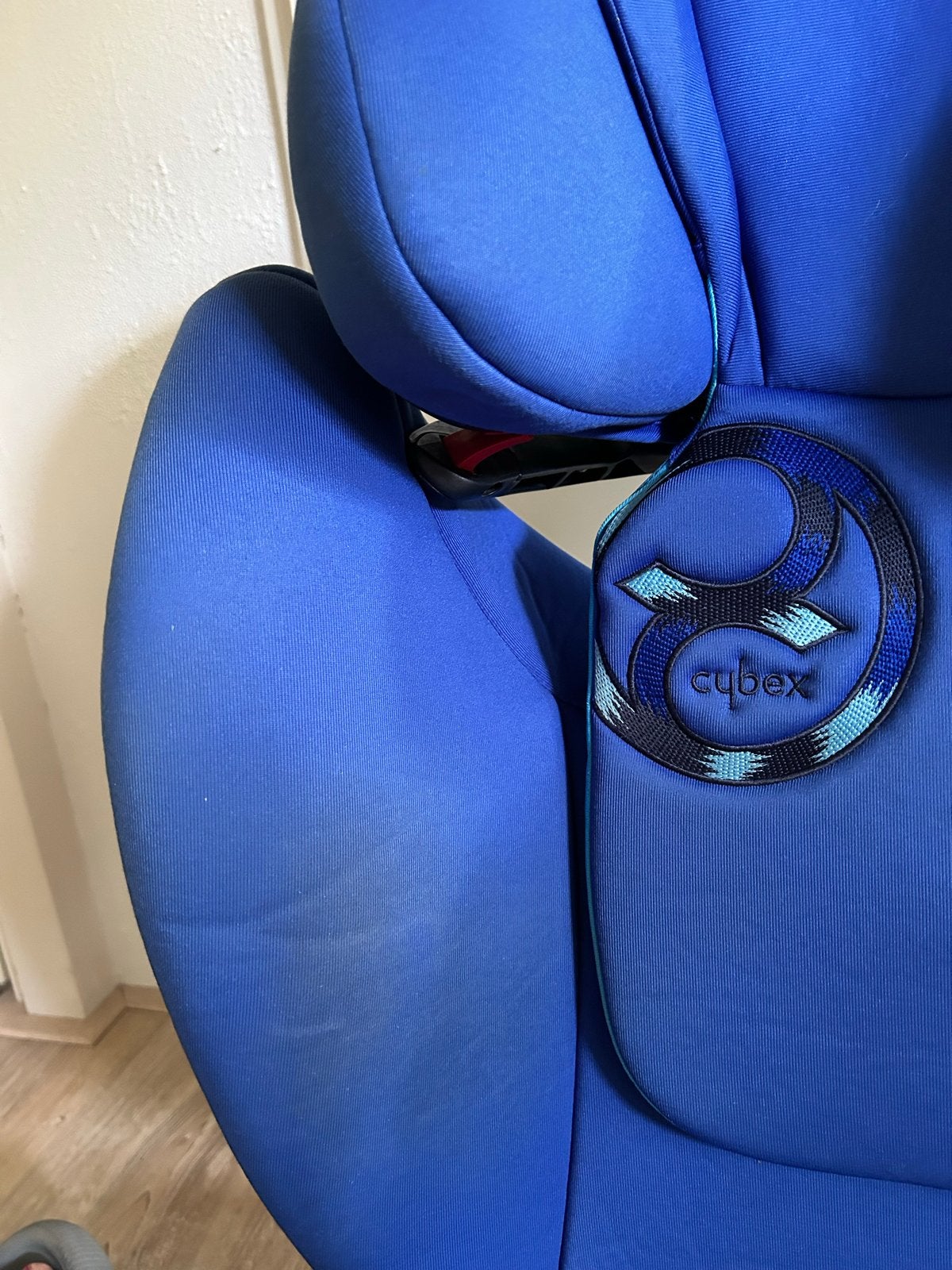 Cybex Pallas M-Fix autostoel - Kobalt Blauw, Autogordel of Isofix, Gebruikt, Verstelbare rugleuning, 9 t/m 36 kg