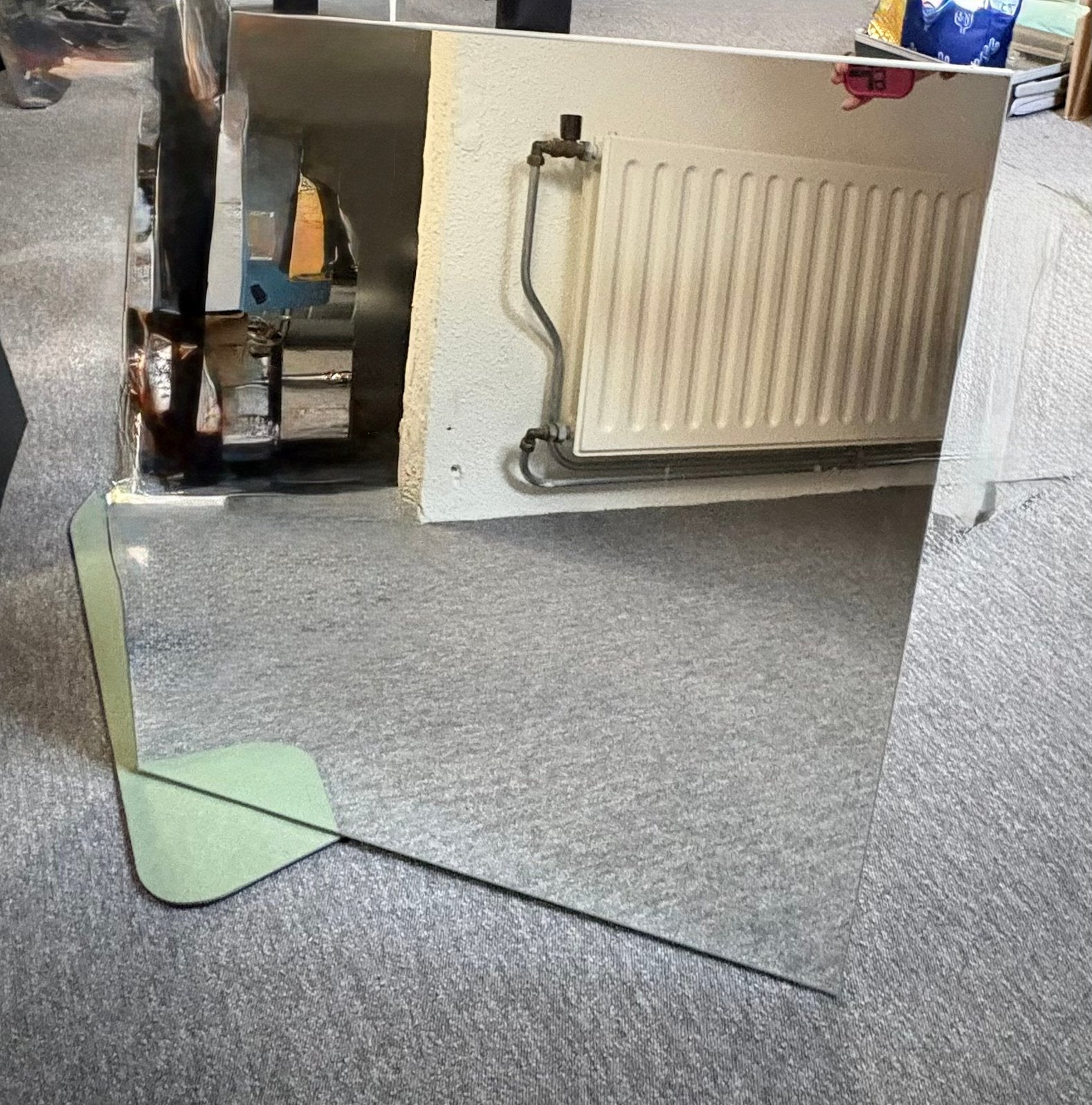 Badkamer spiegel, Ophalen, Zo goed als nieuw, Rechthoekig, Minder dan 100 cm