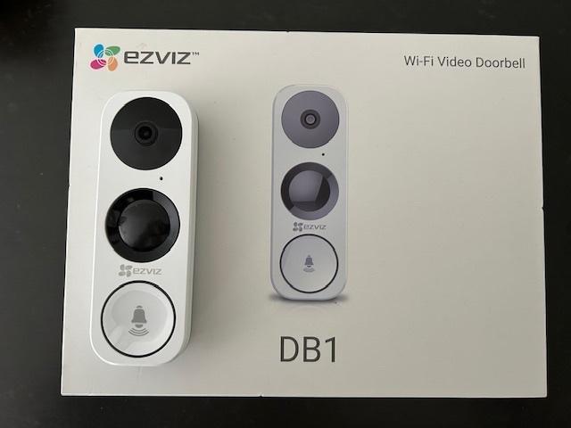 Ezviz DB1 Wi-Fi Video deurbel en chime, Ophalen, Bewegingsdetectiesensor, Gebruikt, Bedraad