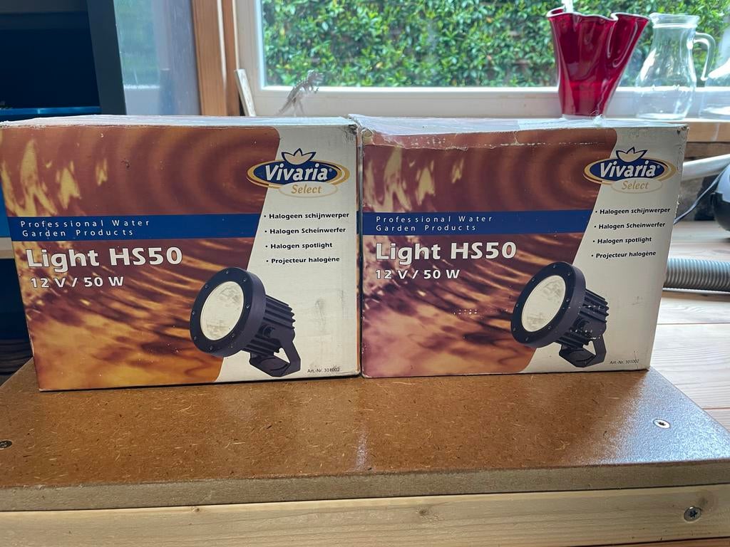 Vivaria Select Halogeen Schijnwerper HS50 - 12V/50W, Tuin en Terras, Buitenverlichting, Nieuw, Overige typen, Kunststof, Minder dan 50 watt