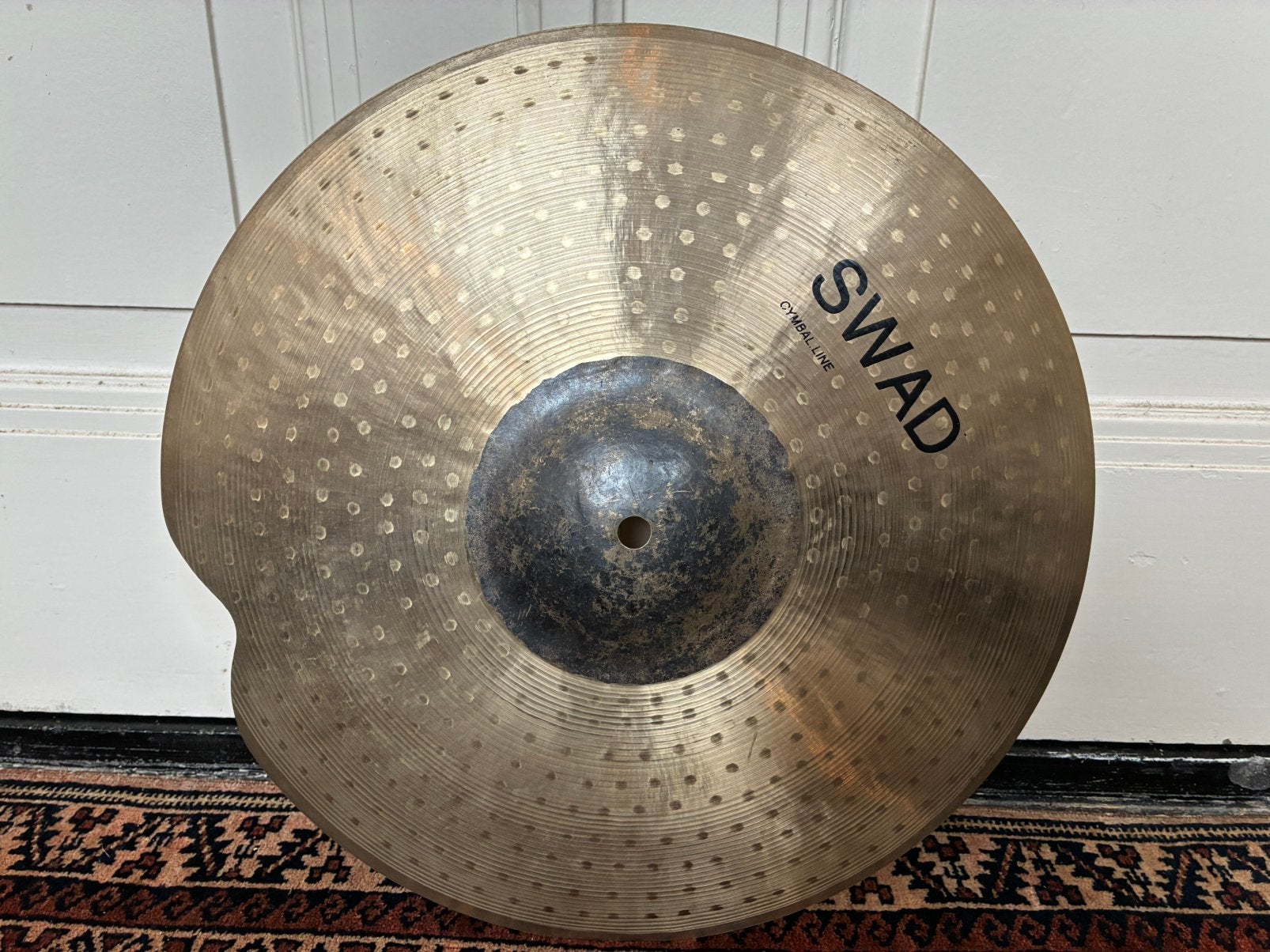 16” Thin Crash SWAD (adams) Gerepareerd Bekken, Washy Sound, Gebruikt, Overige soorten, Ophalen of Verzenden, Nvt