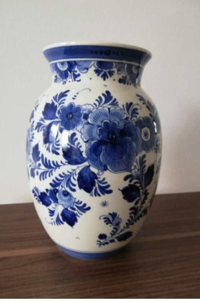 Delftsblauwe vaas van Zenith in Gouda, Antiek en Kunst, Ophalen of Verzenden