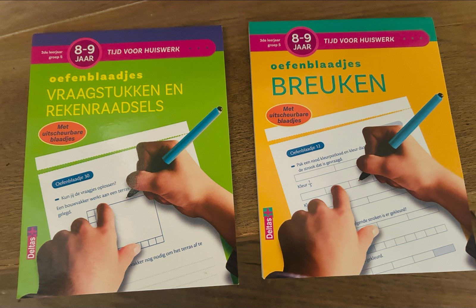 Oefenboekjes Rekenen 8-9 jaar (Groep 5) - Vraagstukken & Bre, Ophalen of Verzenden, Nieuw, Overige niveaus, Wiskunde A