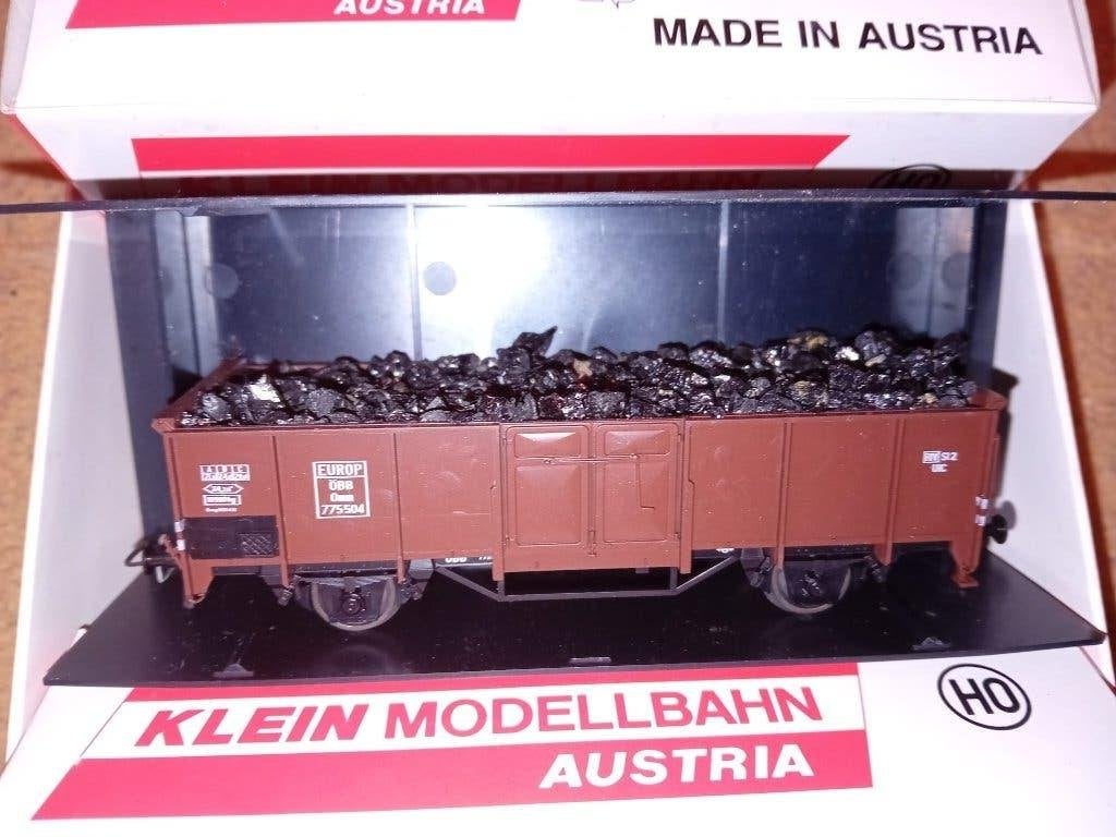 Klein Modellbahn set Europ open wagens kolen 6 stuks, Hobby en Vrije tijd, Modeltreinen | H0, Overige merken, Gebruikt, Gelijkstroom