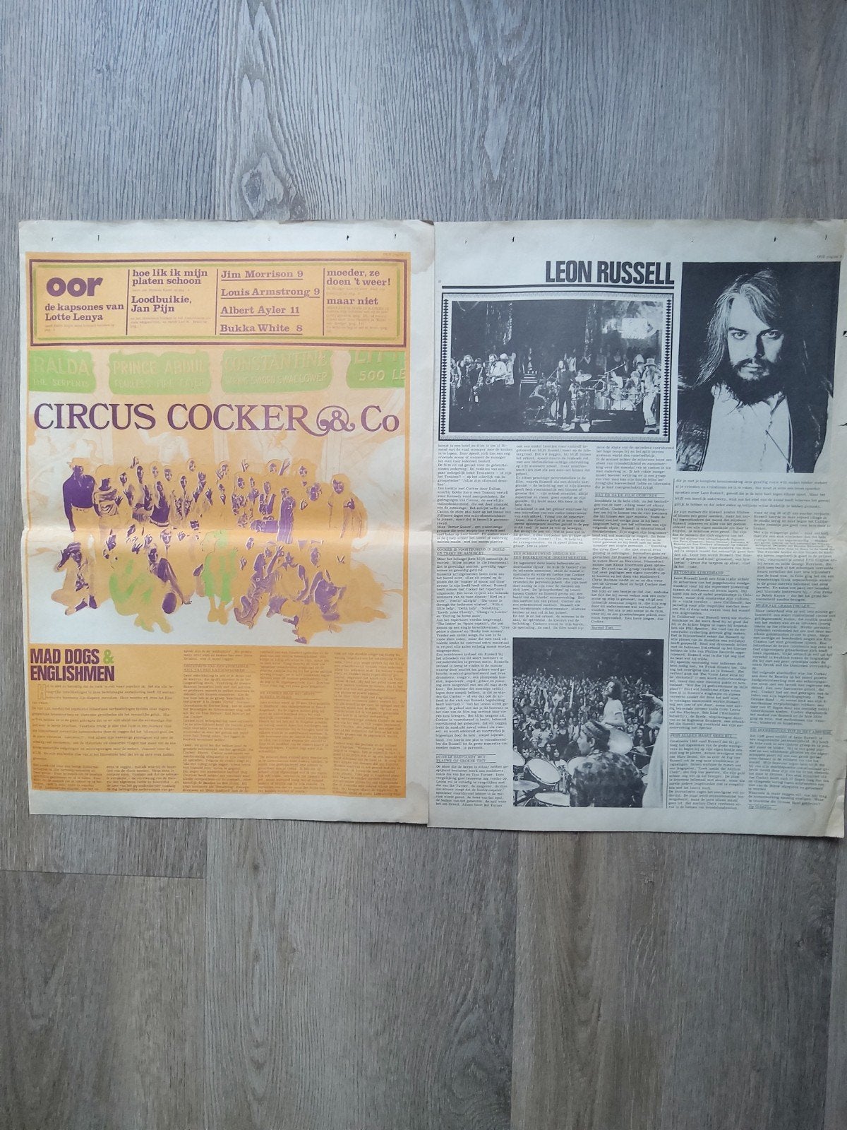Joe Cocker:  Mad dogs and Englishmen   A3 FORMAAT, Ophalen of Verzenden, Zo goed als nieuw, Boek, Tijdschrift of Artikel
