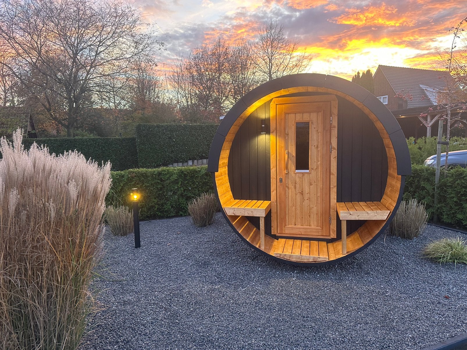 Barrelsauna’s! Nieuw!, Ophalen, Nieuw, Fins of Traditioneel, Complete sauna