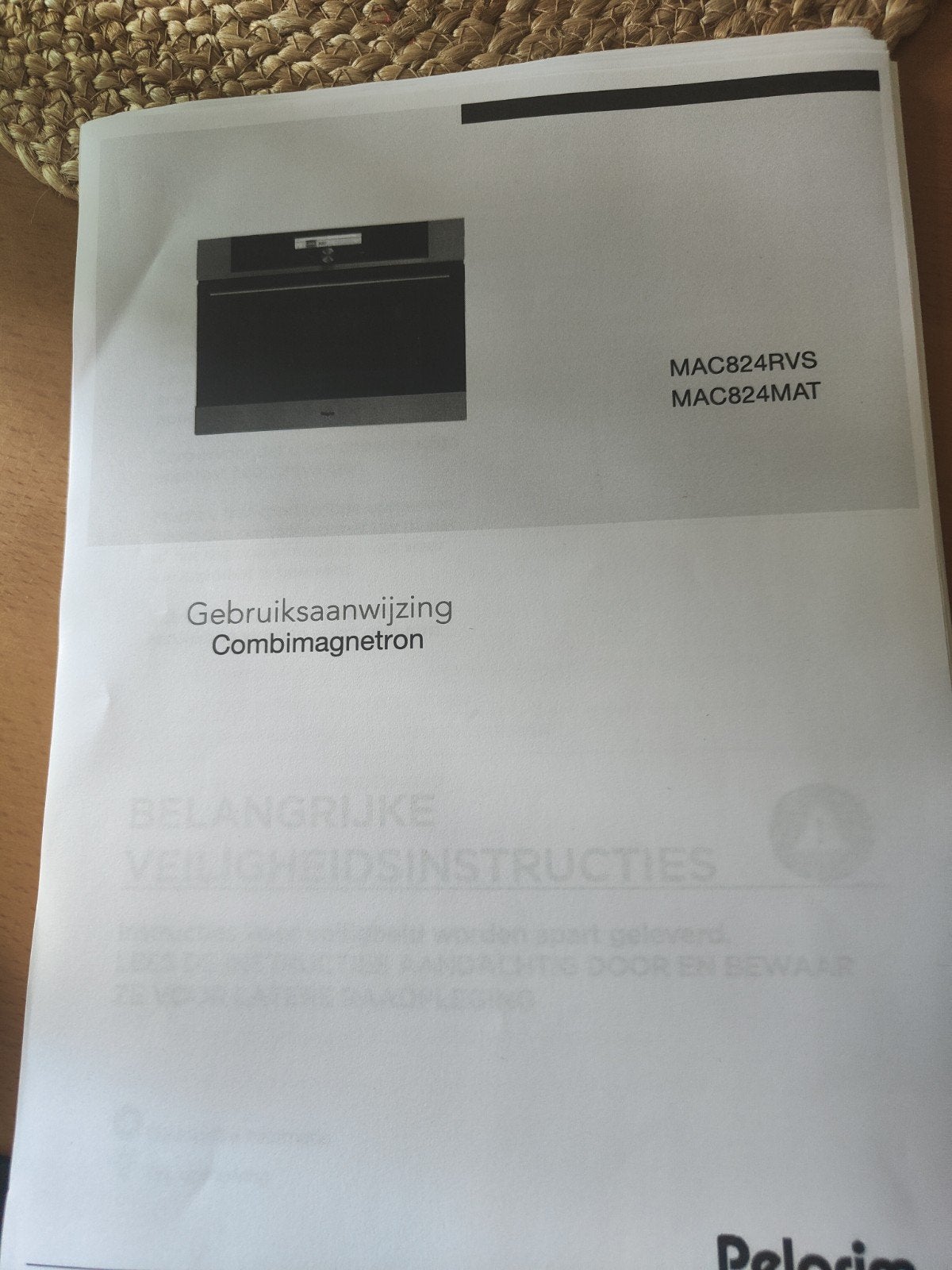 inbouw combimagnetron van Pelgrim, Witgoed en Apparatuur, Magnetrons, Ophalen of Verzenden, Nieuw, Inbouw, Combimagnetron