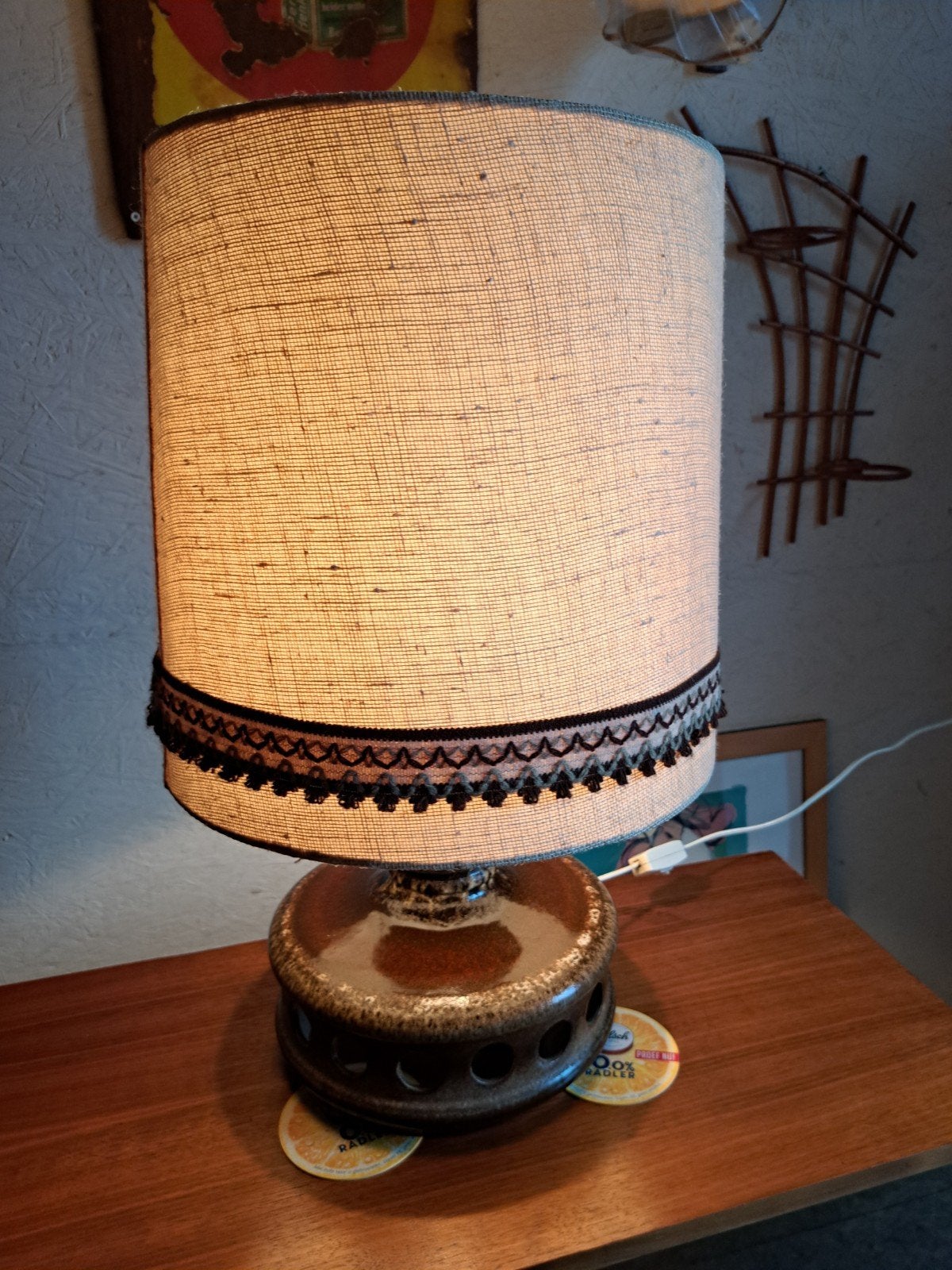 vintage tafellamp, Ophalen of Verzenden, Vintage