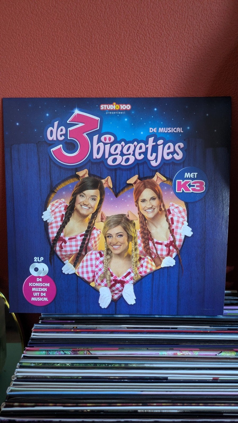 De 3 Biggetjes Musical met K3 - 2LP Vinyl, Ophalen, 2000 - 2009, 12 inch, Dubbel-LP