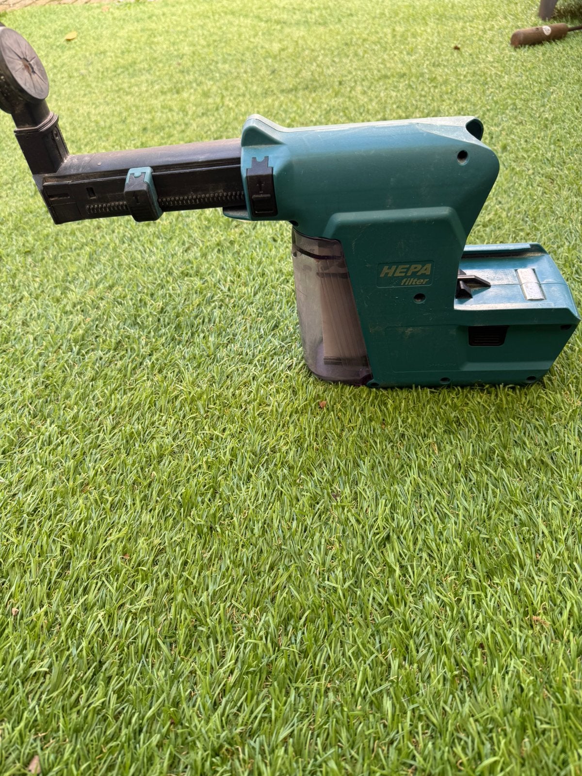Makita DX02 stofafzuiging, Ophalen, Gebruikt