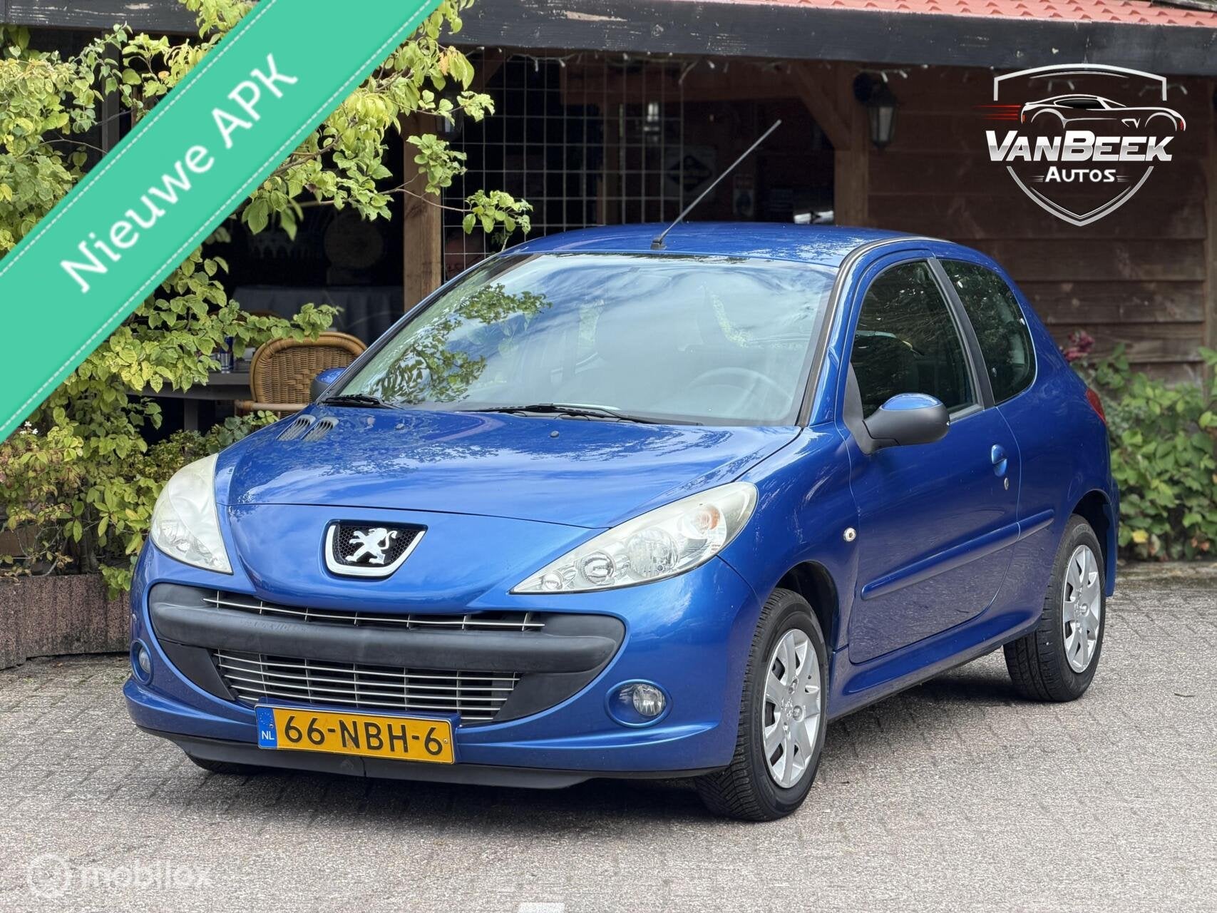 Peugeot 206+ 1.4 XS | Airco | NAP | Goed onderhouden, Auto's, Voorwielaandrijving, 206+, 4 cilinders, Blauw