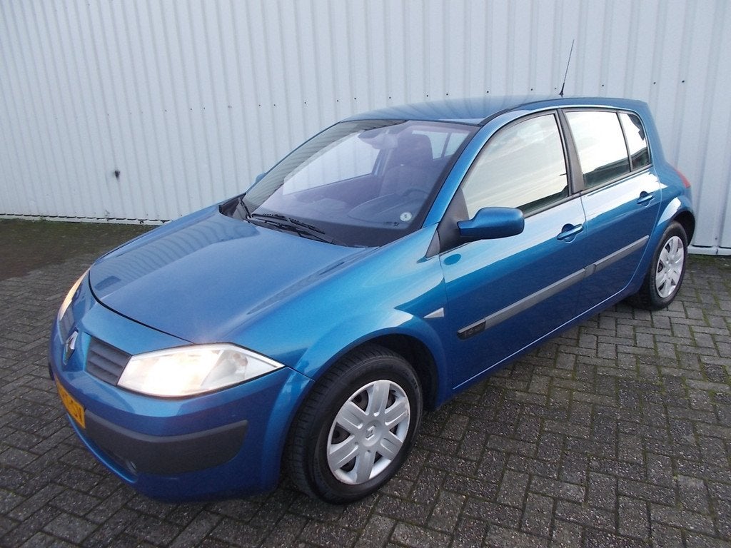 Renault Mégane 1.6-16V Dynamique Luxe ( APK KEURING BIJ AFL, Auto's, Renault, Voorwielaandrijving, 4 cilinders, Blauw, 49 €/maand