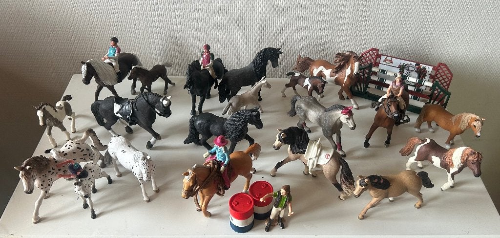 Schleich paarden, Verzenden, Gebruikt