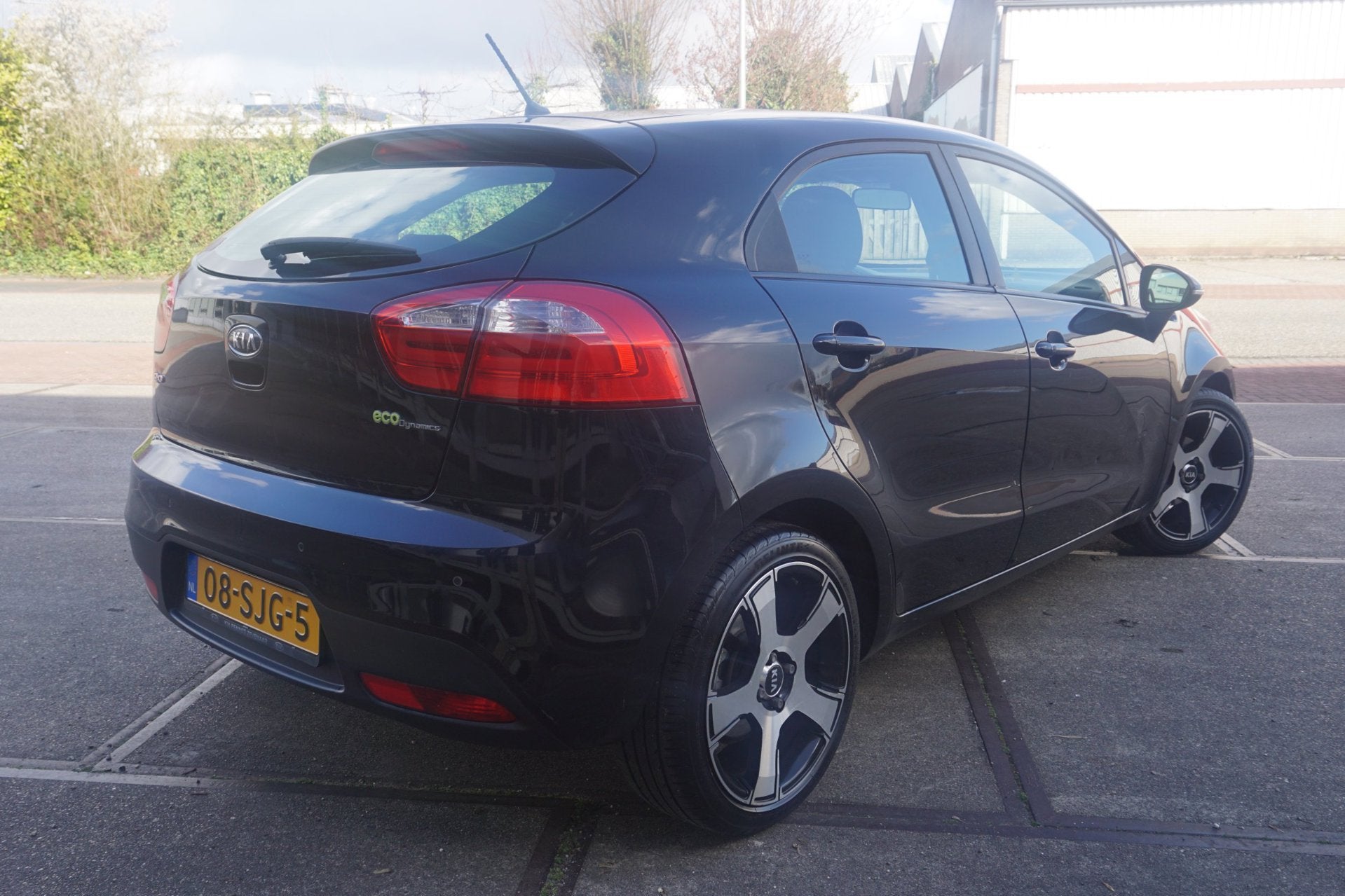 Kia Rio 1.2 CVVT Super Pack, Auto's, Zwart, Zwart, Origineel Nederlands, Bedrijf
