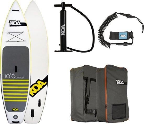 NIEUWE KOA Sup set kompleet 10.6 ft + touw paddle pomp leash, Watersport en Boten, Suppen, Ophalen of Verzenden, Nieuw, SUP-boards