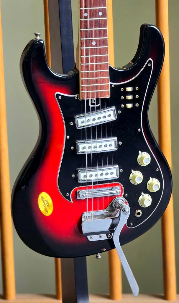 Vintage Kawai / Teisco "Mosrite Style"–Jaren '60, Overige merken, Gebruikt, Ophalen of Verzenden, Willem Dreeslaan 378, Zoetermeer