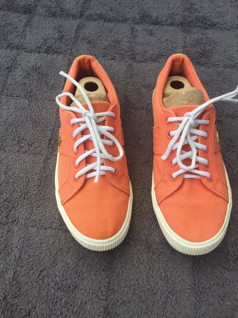 Ralph Lauren, Oranje, Ophalen of Verzenden, Ralph Lauren, Sneakers of Gympen