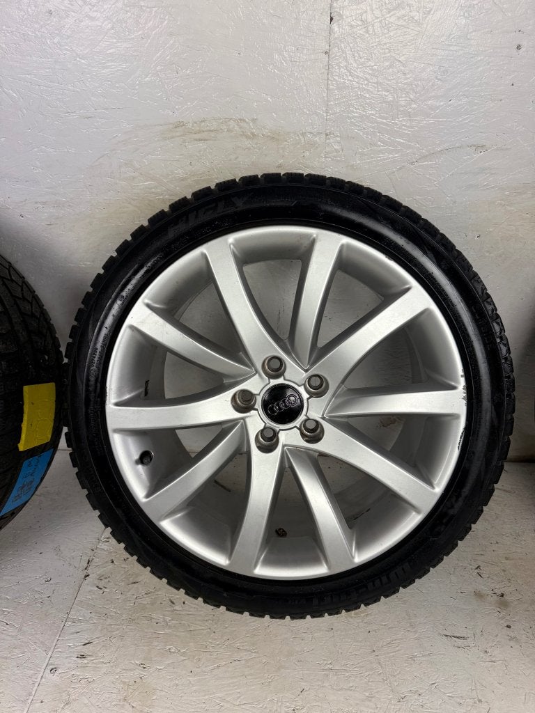 Originele Audi a4 a5 s4 s5 velgen 18" 5x112 winterset 5mm, Niet ingevuld, 18 inch, Banden en Velgen, Niet ingevuld