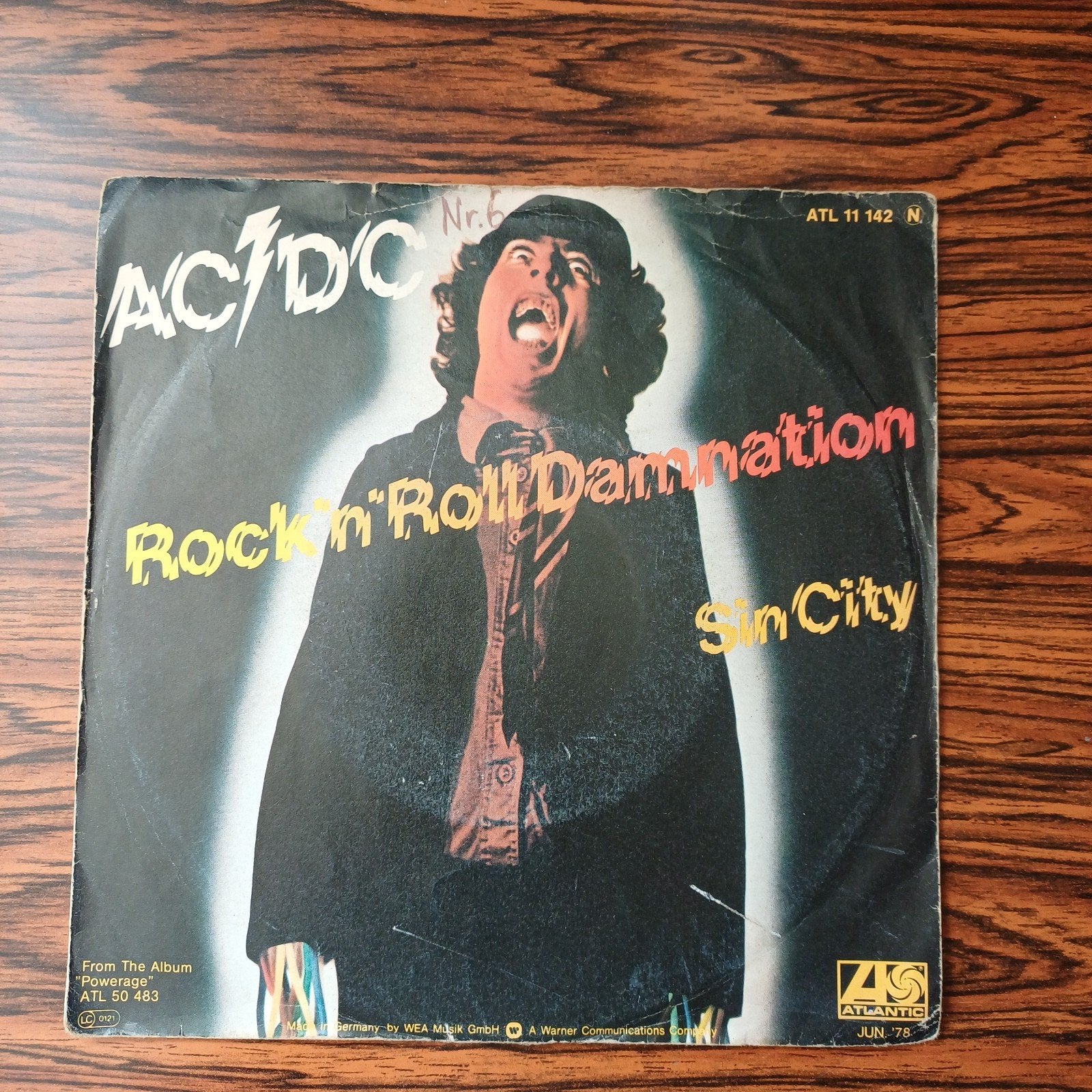 AC/DC - Rock 'n' Roll Damnation, Ophalen of Verzenden, Gebruikt, 7 inch