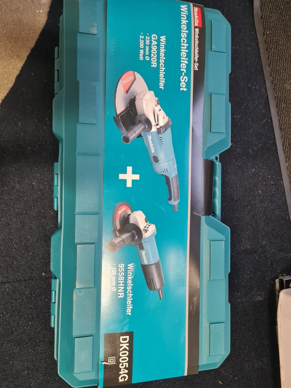 Makita Haakse Slijper Set GA9020R & 9558HNR Nieuw in Koffer, Ophalen of Verzenden, Nieuw, 1000 watt of meer, Haakse handslijpmachine