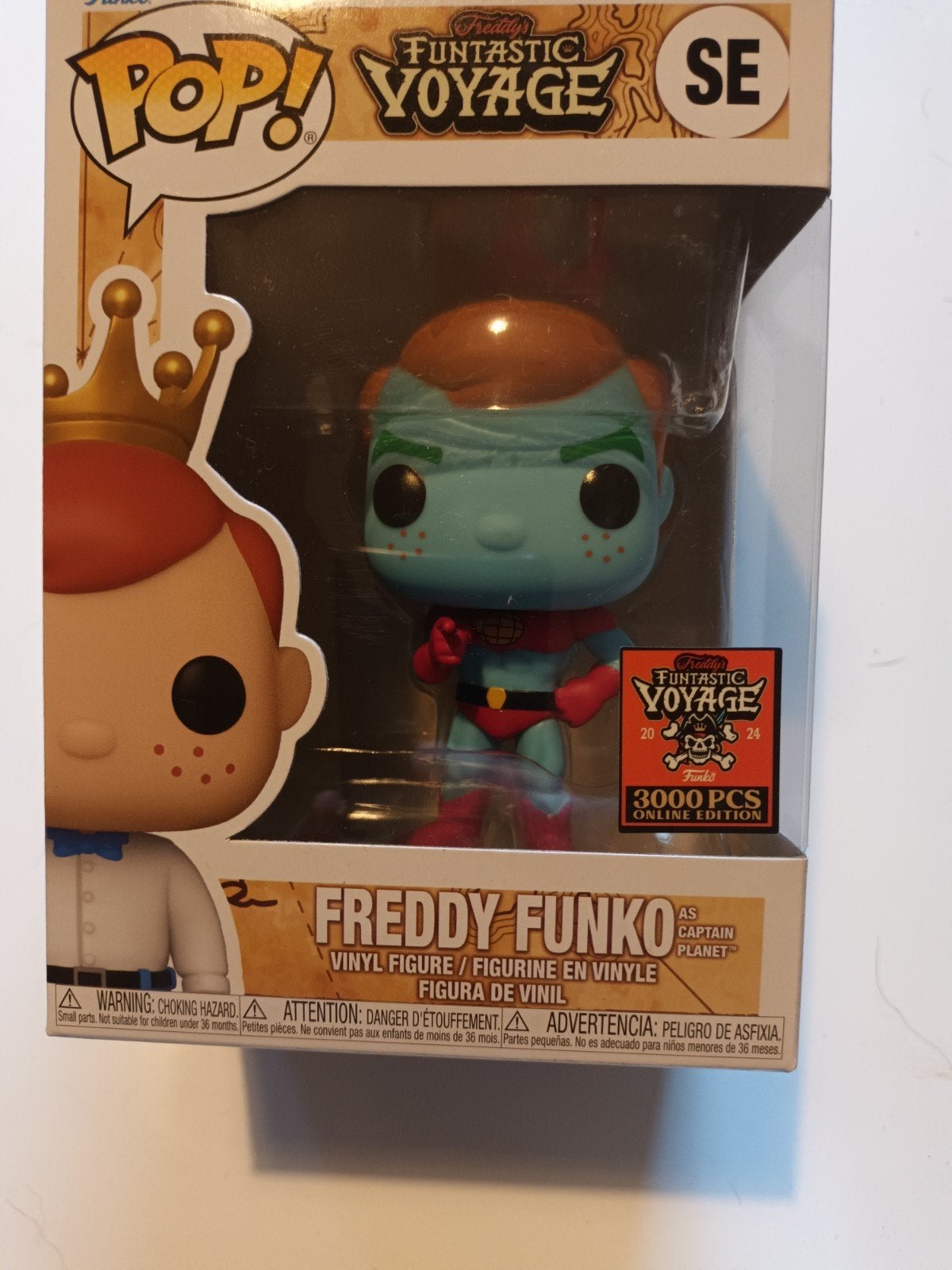 Freddy Funko as Captain Planet Funko Pop! SE 3000 PCS, Ophalen of Verzenden, Nieuw