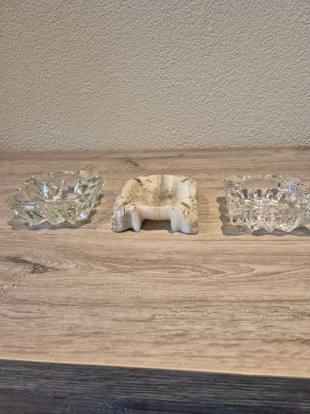 asbakken, kristal & steen, Ophalen of Verzenden