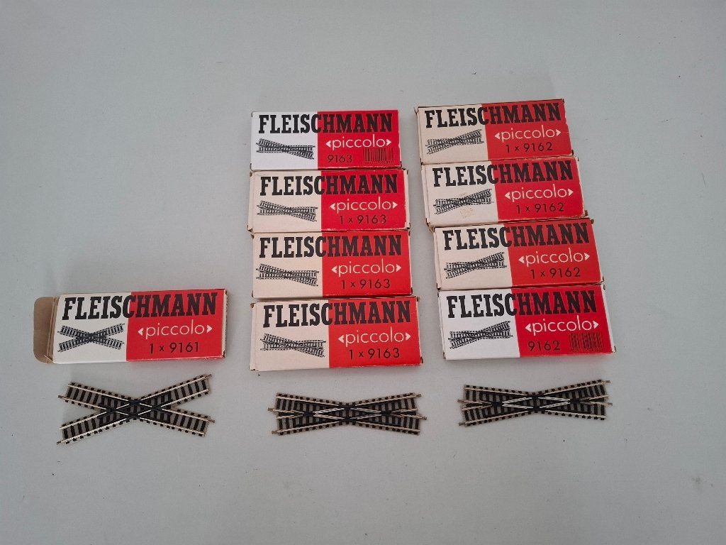 Fleischmann N Piccolo 9161/9162/9163 vaste kruising, Hobby en Vrije tijd, Modeltreinen | N-Spoor, Gelijkstroom, Fleischmann, Nieuw