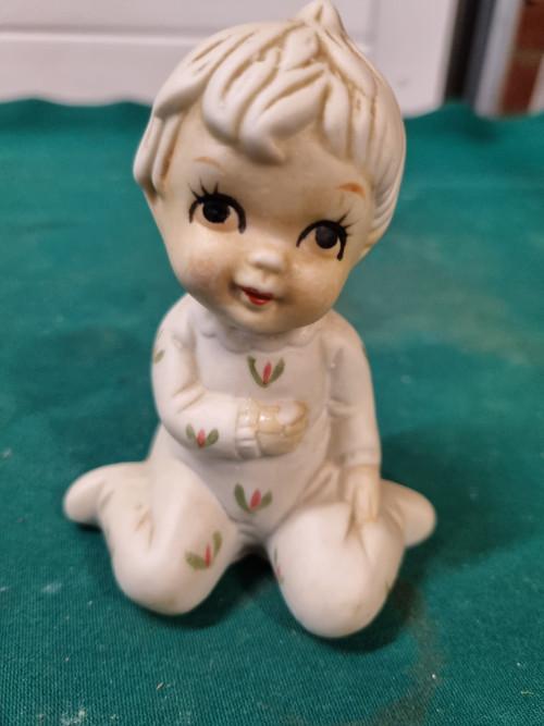 beeld meisje vintage, Ophalen of Verzenden