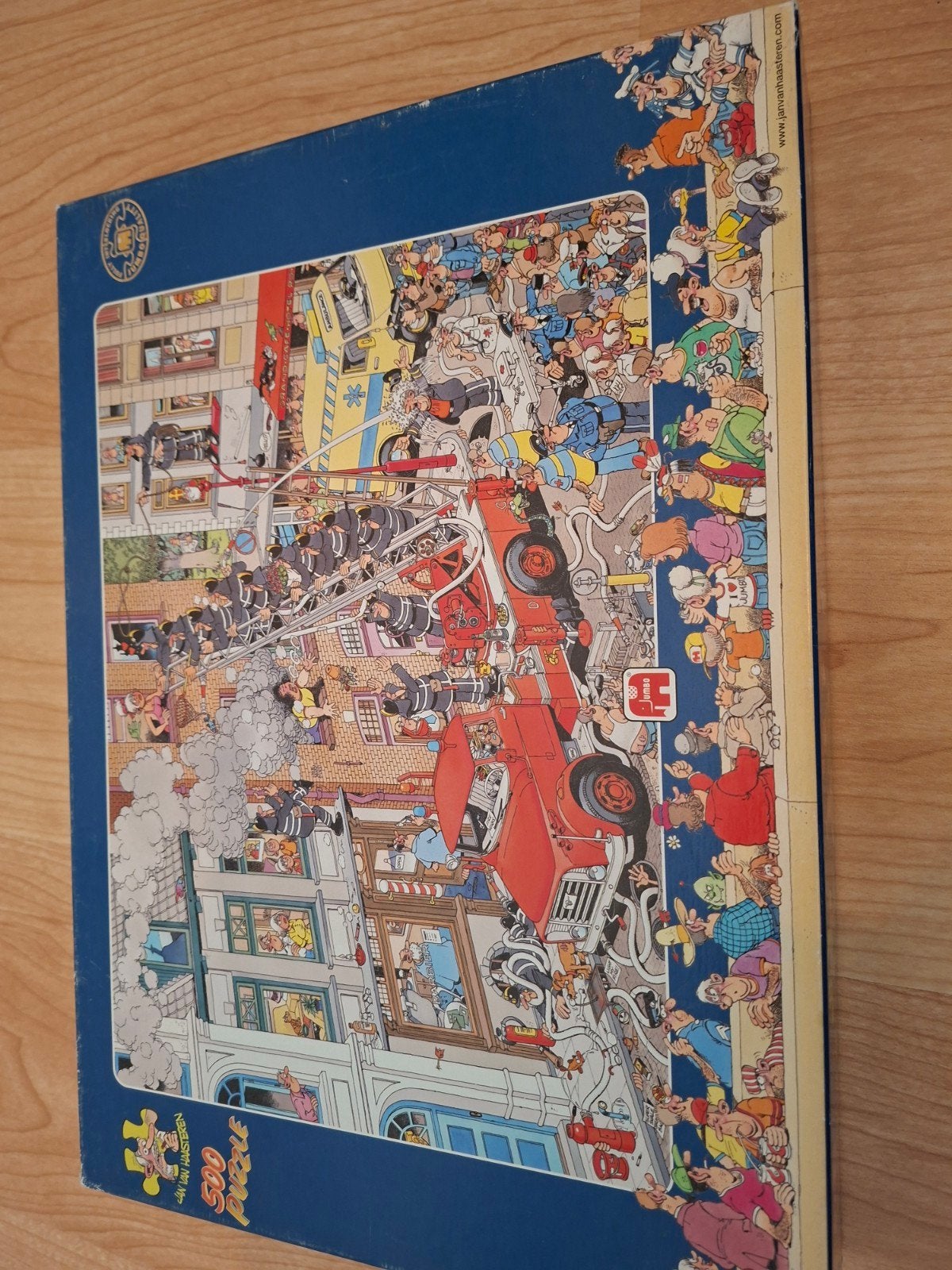 Jan van Haasteren 500 stukjes puzzel Brandweer, Ophalen, Minder dan 500 stukjes, Gebruikt, Legpuzzel