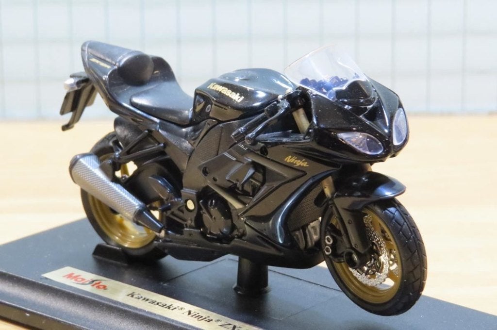 Kawasaki ZX-10R black 1:18 Maisto, MayCheong, Maisto, Nieuw, Ophalen of Verzenden